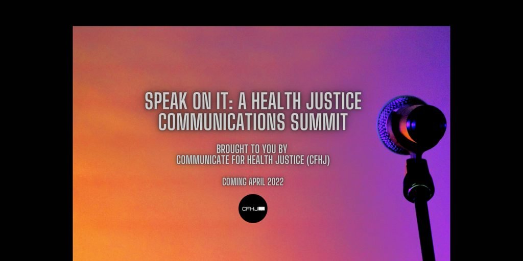 Image of CFHJ 2022 Speak On It flyer. 